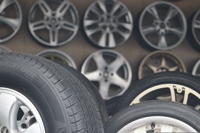 Premium Tyres - New tyres on car wheels